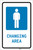 Mens Changing Area with Icon Portrait - Label