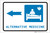 Alternative Medicine Left Arrow with Icon Landscape - Label