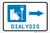 Dialysis Right Arrow with Icon Landscape - Label