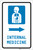 Internal Medicine Right Arrow with Icon Portrait - Label