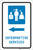 Interpretive Services Left Arrow with Icon Portrait - Label