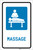 Massage with Icon Portrait - Label