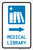 Medical Library Right Arrow with Icon Portrait - Label