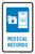 Medical Records with Icon Portrait - Label