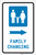 Family Changing Right Arrow with Icon Portrait - Label