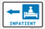 Inpatient Left Arrow with Icon Landscape - Label