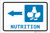 Nutrition Left Arrow with Icon Landscape - Label