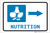 Nutrition Right Arrow with Icon Landscape - Label