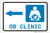 OB Clinic Left Arrow with Icon Landscape - Label