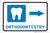 Orthodontistry Right Arrow with Icon Landscape - Label