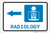Radiology Left Arrow with Icon Landscape - Label