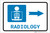 Radiology Right Arrow with Icon Landscape - Label