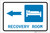 Recovery Room Left Arrow with Icon Landscape - Label