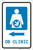 OB Clinic Left Arrow with Icon Portrait - Label