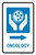 Oncology Right Arrow with Icon Portrait - Label