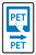 PET Right Arrow with Icon Portrait - Label