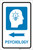 Psychology Left Arrow with Icon Portrait - Label