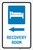Recovery Room Left Arrow with Icon Portrait - Label