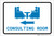 Consulting Room Left Arrow with Icon Landscape v2 - Label
