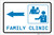 Family Health Clinic Left Arrow with Icon Landscape v2 - Label