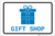 Gift Shop with Icon Landscape v2 - Label