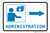 Medical Administration Right Arrow with Icon Landscape v2 - Label