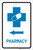 Pharmacy Left Arrow with Icon Portrait v2 - Label