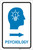 Psychology Right Arrow with Icon Portrait v2 - Label