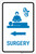 Surgery Left Arrow with Icon Portrait v2 - Label