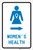 Women's Health Right Arrow with Icon Portrait v2 - Label
