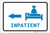 Inpatient Left Arrow with Icon Landscape v2 - Label