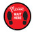 Please Wait Here - Red - Floor Sign
