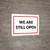 We Are Still Open Landscape - Wall Sign