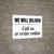 We Will Deliver Call Us Or Order Online Landscape - Wall Sign