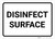 Disinfect Surface Landscape - Wall Sign