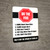 Stop: Do The Five COVID-19 with Icon Portrait - Wall Sign