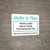 Shelter In Place We're Closed Landscape - Wall Sign