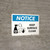 Notice: Keep Surface Clean with Icon Landscape - Wall Sign