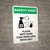 Safety First: Please Wipe Down Work Area with Icon Portrait - Wall Sign