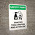 Safety First: Sanitize Tools Before and After Use with Icon Portrait - Wall Sign