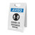 Notice: COVID-19 Social Distancing Spanish with Icon Portrait - A-Frame Sign