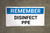 Remember: Disinfect Space Every Day - Banner