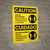 Caution: Social Distancing Keep 6ft. Bilingual Spanish with Icon Portrait - Wall Sign