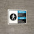 Notice: Coronavirus Walk Up Testing Bilingual Spanish with Icon Landscape - Wall Sign