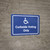 Curbside Voting Only with ADA Icon Landscape - Wall Sign