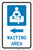 Waiting Area Left Arrow with Icon Portrait v2 - Label
