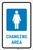 Womens Changing Area with Icon Portrait v2 - Label