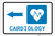 Cardiology Left Arrow with Icon Landscape - Label