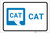 CAT with Icon Landscape - Label