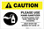 Caution: Please Use Hand Sanitizer - After Blowing Your Nose, Sneezing, or Coughing with Icon Landscape - Label